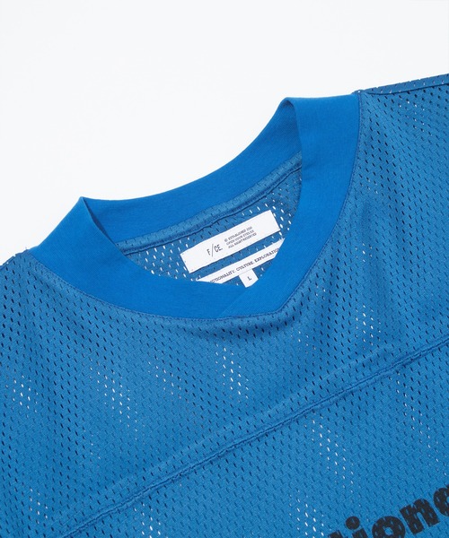 F/CE. (エフシーイー)の「F/CE. MESH FCE PRINT TEE / エフシーイー メッシュ エフシーイー プリント ティー(Tシャツ/カットソー・メンズ・ホワイト/グレー/ブルー・SMALL/MEDIUM/LARGE)」の8枚目の写真