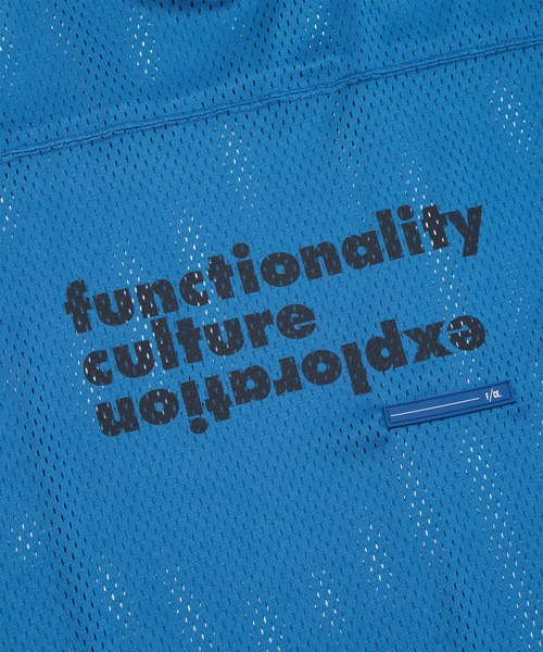 F/CE. (エフシーイー)の「F/CE. MESH FCE PRINT TEE / エフシーイー メッシュ エフシーイー プリント ティー(Tシャツ/カットソー・メンズ・ホワイト/グレー/ブルー・SMALL/MEDIUM/LARGE)」の9枚目の写真