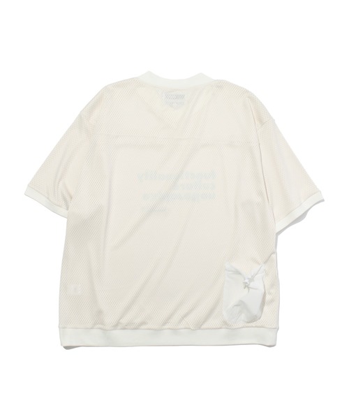 F/CE. (エフシーイー)の「F/CE. MESH FCE PRINT TEE / エフシーイー メッシュ エフシーイー プリント ティー(Tシャツ/カットソー・メンズ・ホワイト/グレー/ブルー・SMALL/MEDIUM/LARGE)」の4枚目の写真
