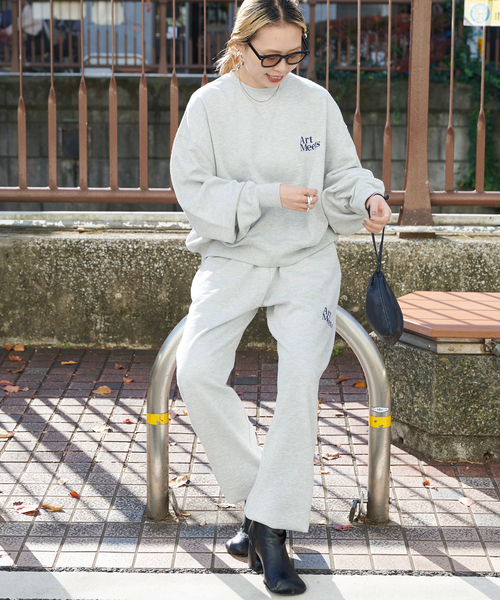 OUTDOOR PRODUCTS(アウトドアプロダクツ)の「シグネチャースウェット(スウェット・レディース・ネイビー/グレー・FREE)」の10枚目の写真