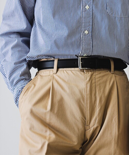 BEAMS PLUS(ビームスプラス)の「キップスムース ベルト(ベルト・メンズ・ブラック/ブラウン・32inch/36inch/30inch/34inch)」の3枚目の写真