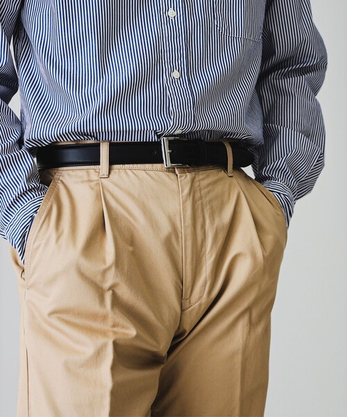 BEAMS PLUS(ビームスプラス)の「キップスムース ベルト(ベルト・メンズ・ブラック/ブラウン・32inch/36inch/30inch/34inch)」の4枚目の写真