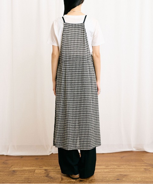 fig Ｌondon（フィグロンドン）の「●silhouette one piece（ワンピース・レディース・チェック/ブラック・FREE）」の8枚目の写真