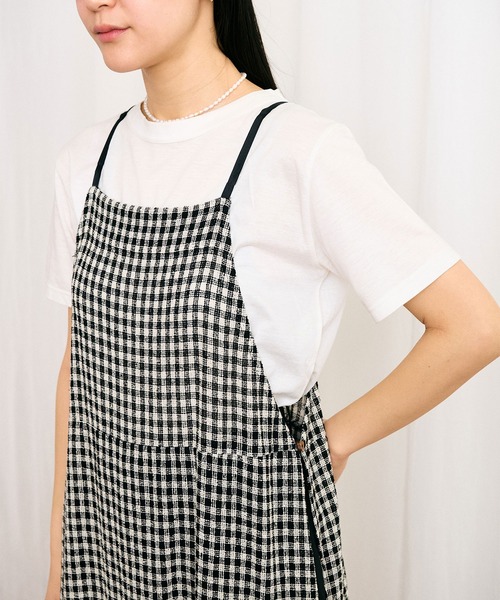 fig Ｌondon（フィグロンドン）の「●silhouette one piece（ワンピース・レディース・チェック/ブラック・FREE）」の11枚目の写真