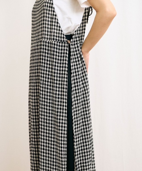 fig Ｌondon（フィグロンドン）の「●silhouette one piece（ワンピース・レディース・チェック/ブラック・FREE）」の15枚目の写真