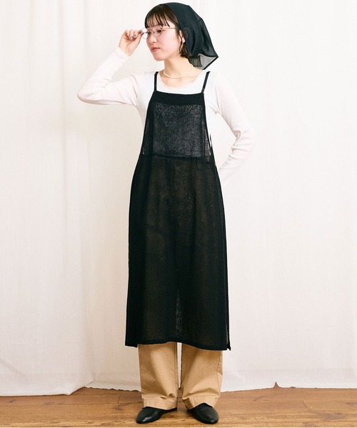 fig Ｌondon（フィグロンドン）の「●silhouette one piece（ワンピース・レディース・チェック/ブラック・FREE）」の18枚目の写真