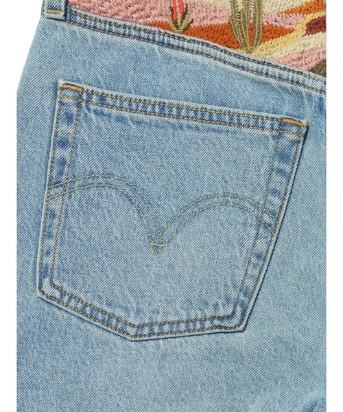 Levis リーバイス 501 CT デニム 美品 レア品 デニムパンツ リーバイス501デニムパンツ大ロゴ極太ワイドストレートw46USA
