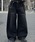 Chikashitsu +i`JVcvXj́uyChikashitsu +zcurve stitch wide denim pants / y`JVcvXzJ[uXeb`ChfjpcifjpcjvbubN