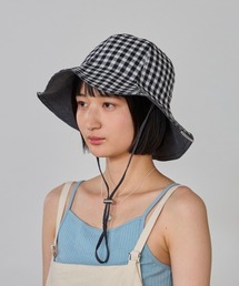 OVERRIDE | OVERRIDE  GINGHAM X LINO RV TULIP SG / オーバーライド(ハット)