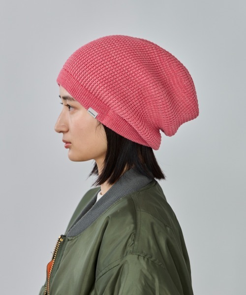 OVERRIDE(オーバーライド)の「OVERRIDE KNIT BASIC BEANIE SG / オーバーライド(ニットキャップ/ビーニー・レディース・ブラック/グレー/ピンク/ネイビー・57~59cm)」の16枚目の写真