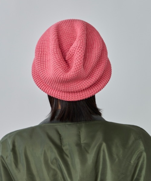 OVERRIDE(オーバーライド)の「OVERRIDE KNIT BASIC BEANIE SG / オーバーライド(ニットキャップ/ビーニー・レディース・ブラック/グレー/ピンク/ネイビー・57~59cm)」の17枚目の写真