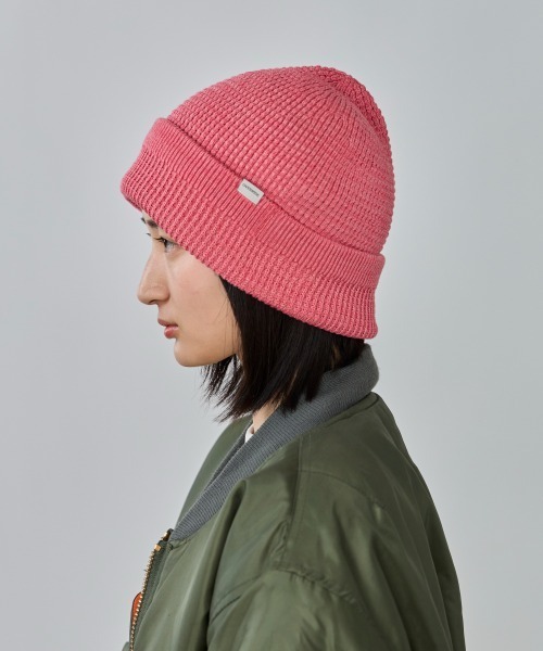OVERRIDE(オーバーライド)の「OVERRIDE KNIT BASIC BEANIE SG / オーバーライド(ニットキャップ/ビーニー・レディース・ブラック/グレー/ピンク/ネイビー・57~59cm)」の20枚目の写真