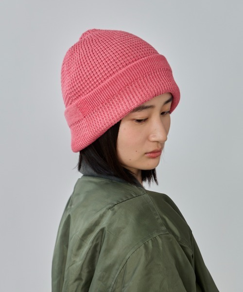 OVERRIDE(オーバーライド)の「OVERRIDE KNIT BASIC BEANIE SG / オーバーライド(ニットキャップ/ビーニー・レディース・ブラック/グレー/ピンク/ネイビー・57~59cm)」の22枚目の写真