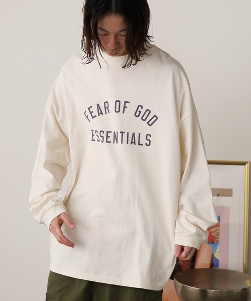 FOG ESSENTIALS(エフオージーエッセンシャルズ)の「FOG ESSENTIALS/エッセンシャルズ 24FW ARCH LOGO LS TEE ロンT 夏服(Tシャツ/カットソー・メンズ・アイボリー/オリーブ/ブラック・L/M/S/XL)」の19枚目の写真