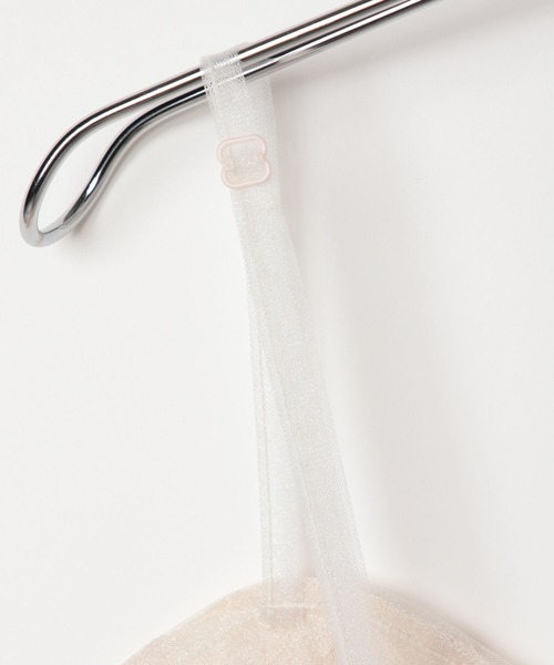 BAYFLOW（ベイフロー）の「[後ろのリボンで調節可能]レースキャミビスチェ（キャミソール・レディース・ブラック/オフホワイト・FREE）」の21枚目の写真