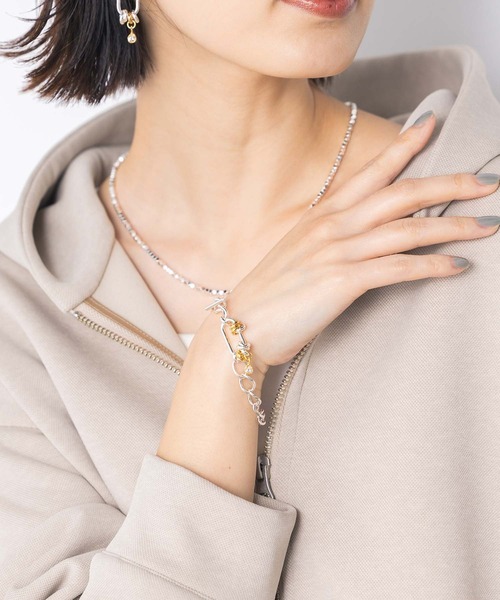 LAPUIS(ラピュイ)の「Bijouブレスレット(ブレスレット・レディース・シルバー×ゴールド・FREE)」の8枚目の写真