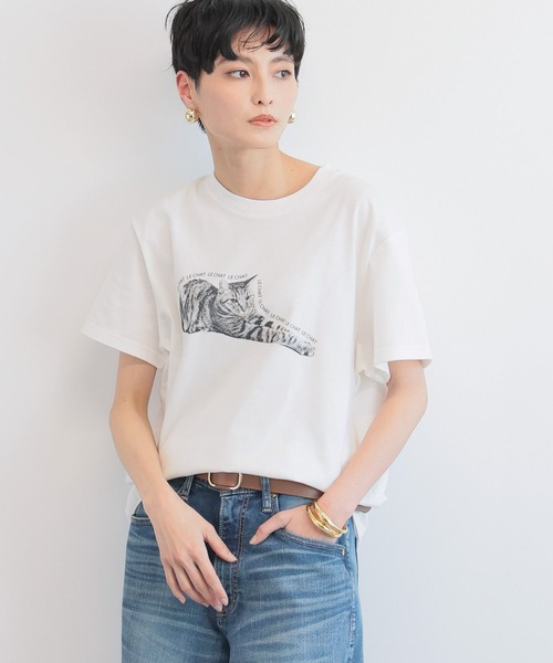 バンヤードストーム　CITYフォトT セール】BARNYARDSTORM / CATプリントT（Tシャツ/カットソー