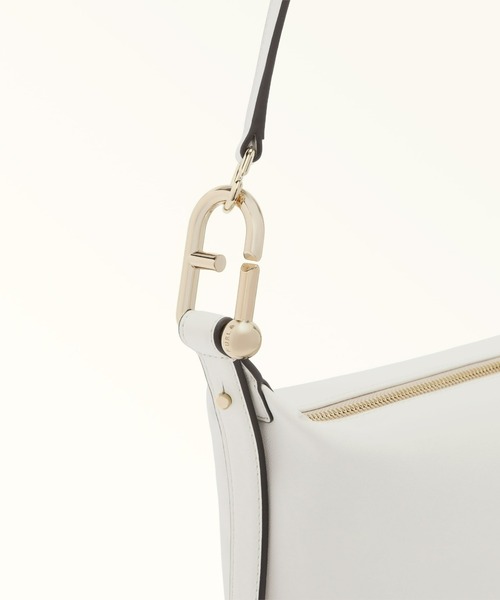 FURLA(フルラ)の「フルラ ヌヴォラ (Furla Nuvola) ホーボーバッグ(ショルダーバッグ・レディース・ライトオリーブ/ホワイト/グレイッシュベージュ・ONE SIZE)」の5枚目の写真