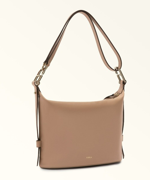 FURLA(フルラ)の「フルラ ヌヴォラ (Furla Nuvola) ホーボーバッグ(ショルダーバッグ・レディース・ライトオリーブ/ホワイト/グレイッシュベージュ・ONE SIZE)」の8枚目の写真