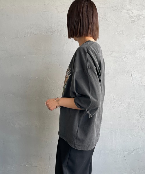 【新品未使用タグ付】MICA&DEAL　グレー　Tシャツ FREEサイズ 新品未使用タグ付】MICA&DEAL グレー Tシャツ FREEサイズ 楽天