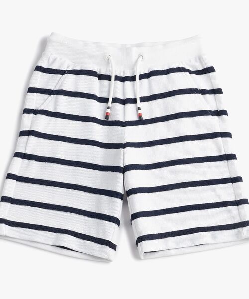 TOMMY HILFIGER(トミーヒルフィガー)の「BOYS スラブブルトンストライプショートパンツ(その他パンツ・キッズ・マルチ・140cm/150cm/160cm/130cm)」の1枚目の写真