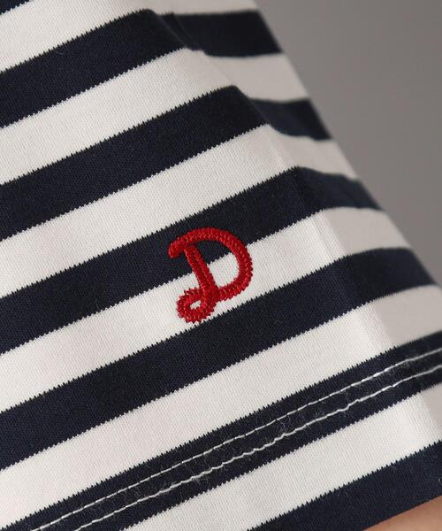 DRESSTERIOR（ドレステリア）の「【接触冷感/抗菌防臭/消臭】アイスクリアコットンボーダーTシャツ（Tシャツ/カットソー・レディース・ネイビー系2・34/36/38）」の6枚目の写真