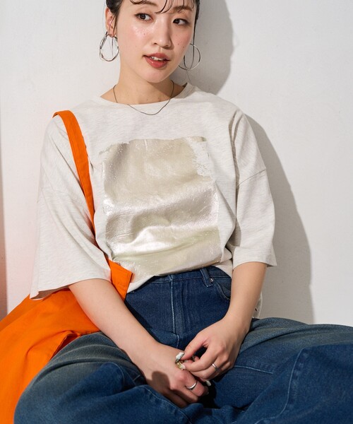 限定展開箔プリントビック半袖シャツ（Tシャツ）