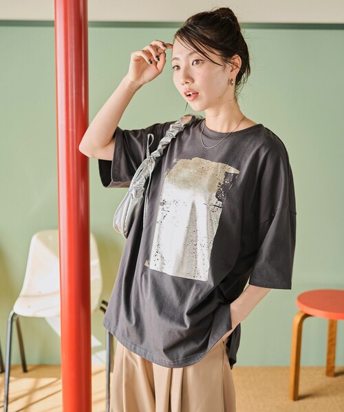 限定展開箔プリントビック半袖シャツ（Tシャツ）