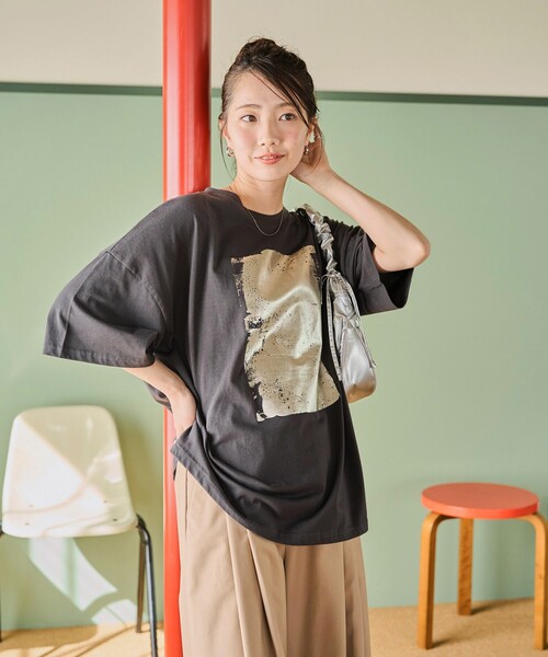 gakkin クラックプリント花罰半袖シャツ&ショーツセットアップ限定40セット gakkin クラックプリント花罰半袖シャツ&ショーツセットアップ