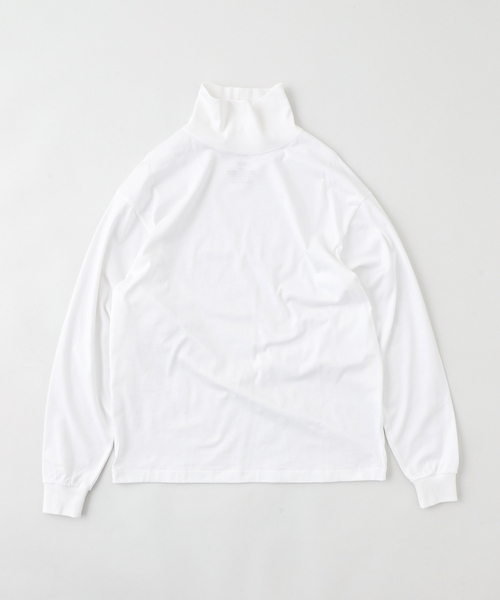 BARAILLE&GARMENTS（バライルアンドガーメンツ）の「BARAILLE & GARMENTS 別注 タートルネック Tシャツ 『LONGMORN』（Tシャツ/カットソー・メンズ・ブラック/ネイビー/ホワイト・XX-LARGE/X-LARGE/LARGE/MEDIUM）」の2枚目の写真