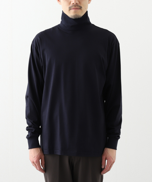 BARAILLE&GARMENTS（バライルアンドガーメンツ）の「BARAILLE & GARMENTS 別注 タートルネック Tシャツ 『LONGMORN』（Tシャツ/カットソー・メンズ・ブラック/ネイビー/ホワイト・XX-LARGE/X-LARGE/LARGE/MEDIUM）」の8枚目の写真
