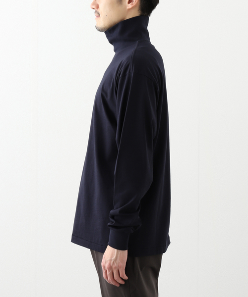 BARAILLE&GARMENTS（バライルアンドガーメンツ）の「BARAILLE & GARMENTS 別注 タートルネック Tシャツ 『LONGMORN』（Tシャツ/カットソー・メンズ・ブラック/ネイビー/ホワイト・XX-LARGE/X-LARGE/LARGE/MEDIUM）」の9枚目の写真