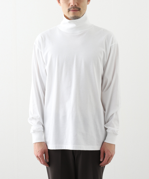 BARAILLE&GARMENTS（バライルアンドガーメンツ）の「BARAILLE & GARMENTS 別注 タートルネック Tシャツ 『LONGMORN』（Tシャツ/カットソー・メンズ・ブラック/ネイビー/ホワイト・XX-LARGE/X-LARGE/LARGE/MEDIUM）」の11枚目の写真