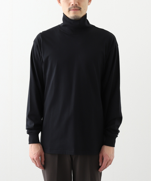 BARAILLE&GARMENTS（バライルアンドガーメンツ）の「BARAILLE & GARMENTS 別注 タートルネック Tシャツ 『LONGMORN』（Tシャツ/カットソー・メンズ・ブラック/ネイビー/ホワイト・XX-LARGE/X-LARGE/LARGE/MEDIUM）」の12枚目の写真