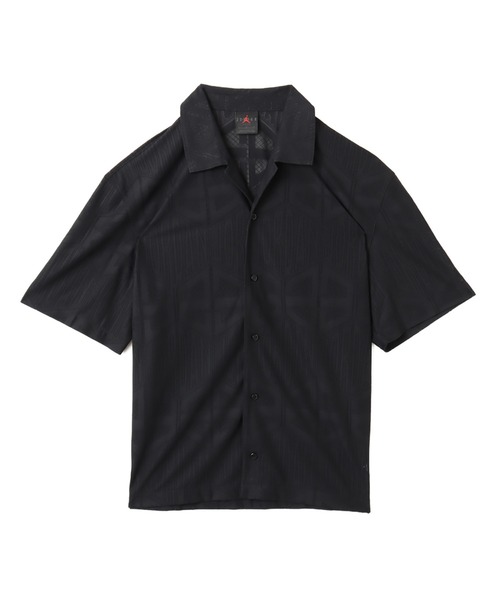 JORDAN BRAND（ジョーダンブランド）の「JORDAN BRAND M J FLT SS KNIT TOP / ジョーダンブランド ジョーダン FLT ニット S/S トップ / NIKE【SP】（シャツ/ブラウス・メンズ・ブラック/ホワイト・S/M/L/XL/XXL）」の2枚目の写真