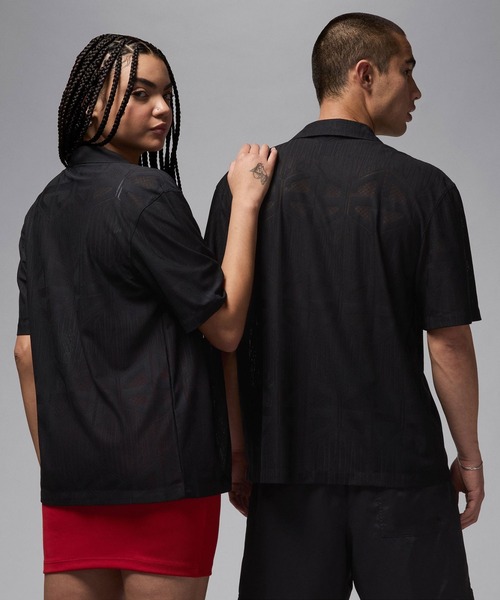 JORDAN BRAND（ジョーダンブランド）の「JORDAN BRAND M J FLT SS KNIT TOP / ジョーダンブランド ジョーダン FLT ニット S/S トップ / NIKE【SP】（シャツ/ブラウス・メンズ・ブラック/ホワイト・S/M/L/XL/XXL）」の10枚目の写真