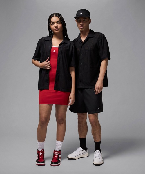 JORDAN BRAND（ジョーダンブランド）の「JORDAN BRAND M J FLT SS KNIT TOP / ジョーダンブランド ジョーダン FLT ニット S/S トップ / NIKE【SP】（シャツ/ブラウス・メンズ・ブラック/ホワイト・S/M/L/XL/XXL）」の8枚目の写真
