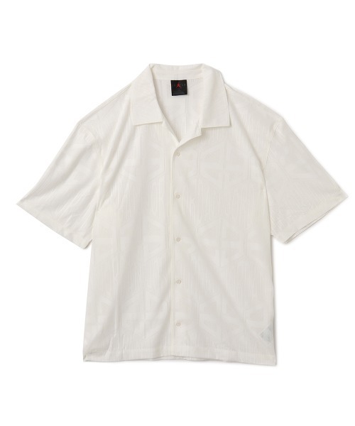 JORDAN BRAND（ジョーダンブランド）の「JORDAN BRAND M J FLT SS KNIT TOP / ジョーダンブランド ジョーダン FLT ニット S/S トップ / NIKE【SP】（シャツ/ブラウス・メンズ・ブラック/ホワイト・S/M/L/XL/XXL）」の12枚目の写真
