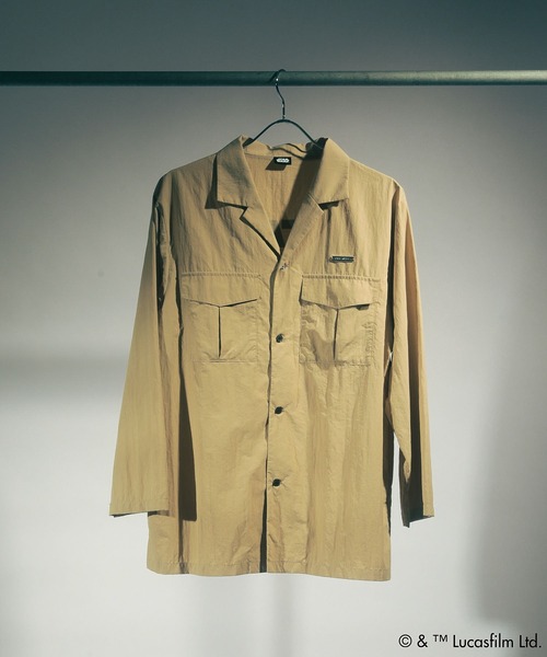 STAR WARS（スターウォーズ）の「STAR WARS/バックプリントシャツ（シャツ/ブラウス・レディース・ブラック/ベージュ・FREE）」の14枚目の写真