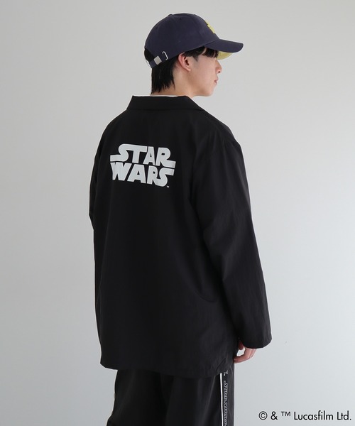 STAR WARS（スターウォーズ）の「STAR WARS/バックプリントシャツ（シャツ/ブラウス・レディース・ブラック/ベージュ・FREE）」の22枚目の写真