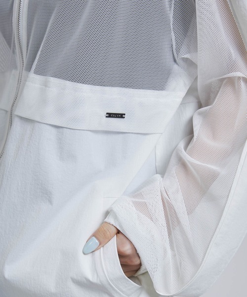 ENVYM（アンビー）の「メッシュドッキングブルゾン（ブルゾン・レディース・ホワイト/ブラック・FREE）」の11枚目の写真