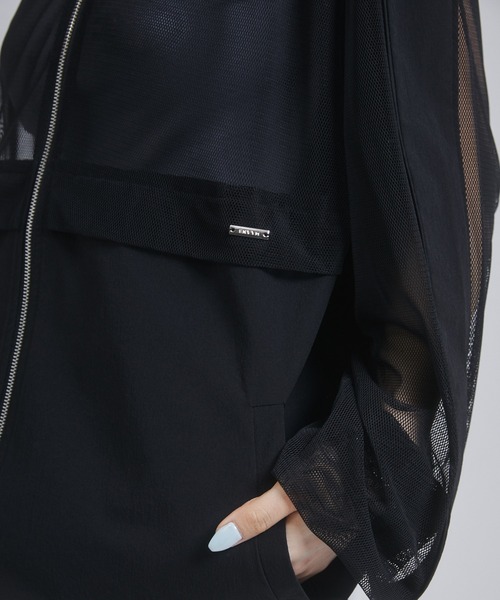 ENVYM（アンビー）の「メッシュドッキングブルゾン（ブルゾン・レディース・ホワイト/ブラック・FREE）」の19枚目の写真