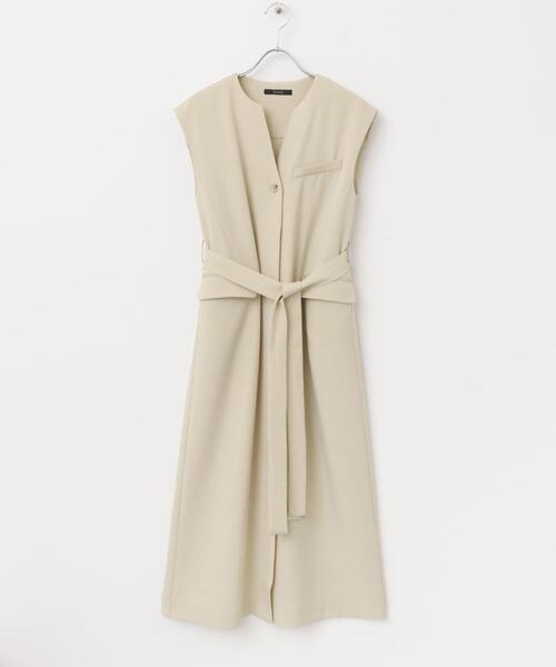 アーバンリサーチ URBAN RESEARCHリネンライクレイヤードワンピース セール】リネンライクレイヤードワンピース（ワンピース）｜URBAN