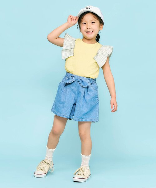 Ampersand（アンパサンド）の「メッシュメローソックス（ソックス/靴下・キッズ・アイボリー/ラベンダー/チャコール・12/15 /18/21）」の6枚目の写真