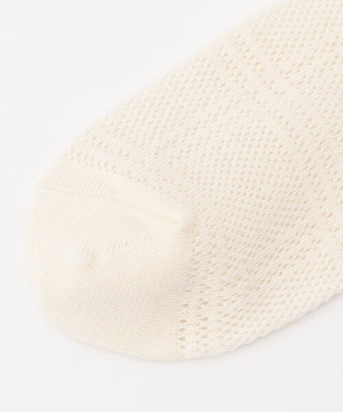 Ampersand（アンパサンド）の「メッシュメローソックス（ソックス/靴下・キッズ・アイボリー/ラベンダー/チャコール・12/15 /18/21）」の4枚目の写真