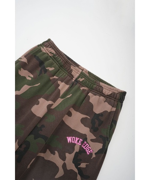 WOKE EDGE（ウォークエッジ）の「ワークパンツ｜Splayed Camo Sweat Pants｜WOKE EDGE（スウェットパンツ・メンズ・マルチ・M/L/XL）」の6枚目の写真