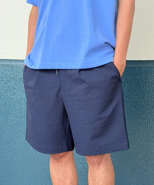 THOUSAND MILE（サウザンドマイル）の「【THOUSAND MILE】 EASY TUCK SHORTSイージータックショーツ（その他パンツ・メンズ・ブラック/ネイビー・MEDIUM/X-LARGE/LARGE）」の2枚目の写真