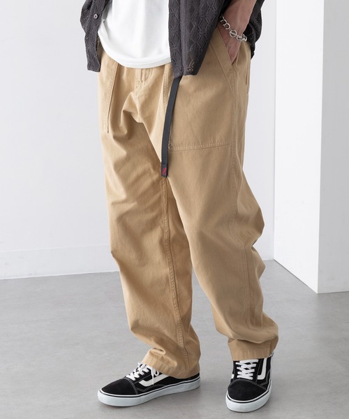 Gramicci（グラミチ）の「【GRAMICCI】LOOSE TAPERED RIDGE PANT G114-OGT（その他パンツ・メンズ・ベージュ/ネイビー/オリーブ/ブラック/グレイッシュベージュ・XL/L/M/S）」の2枚目の写真