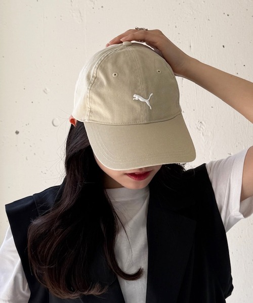 PUMA（プーマ）の「【PUMA】181-1033 ツイルキャップ（キャップ・メンズ・ベージュ/ネイビー/ブラック・FREE）」の3枚目の写真