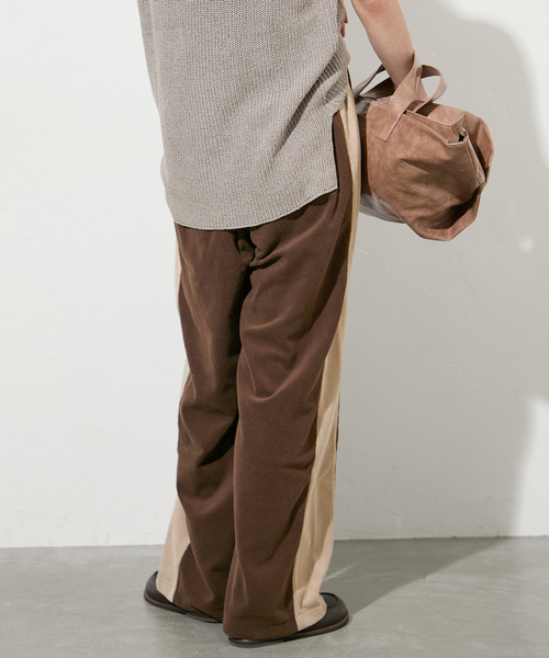 JOURNAL STANDARD(ジャーナルスタンダード)の「パイルラインパンツ(その他パンツ・レディース・ブラウン/グレー・FREE)」の21枚目の写真